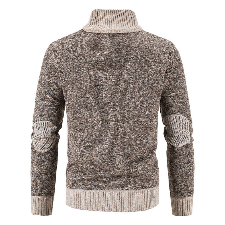 Herenvest met contrasterende kraag, geeft een eigentijdse touch aan je outfit.