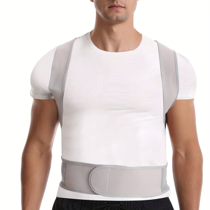 Gebruiksvriendelijke PostureFit rugbrace voor actieve mensen; ondersteunt een gezonde rug.