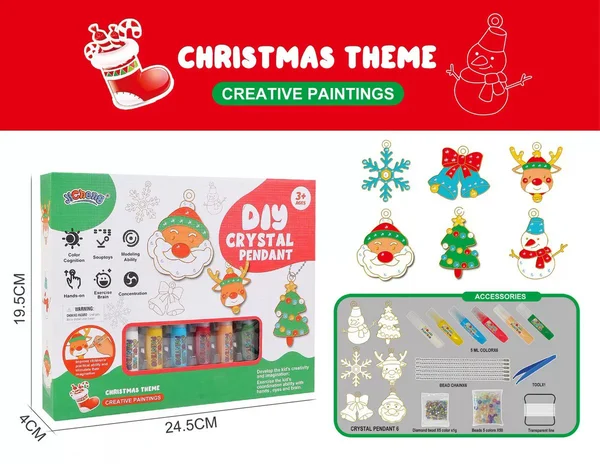 Kleurrijke kristallen creëren met deze creatieve knutselset voor kinderen. Perfect cadeau & hobbyset.
