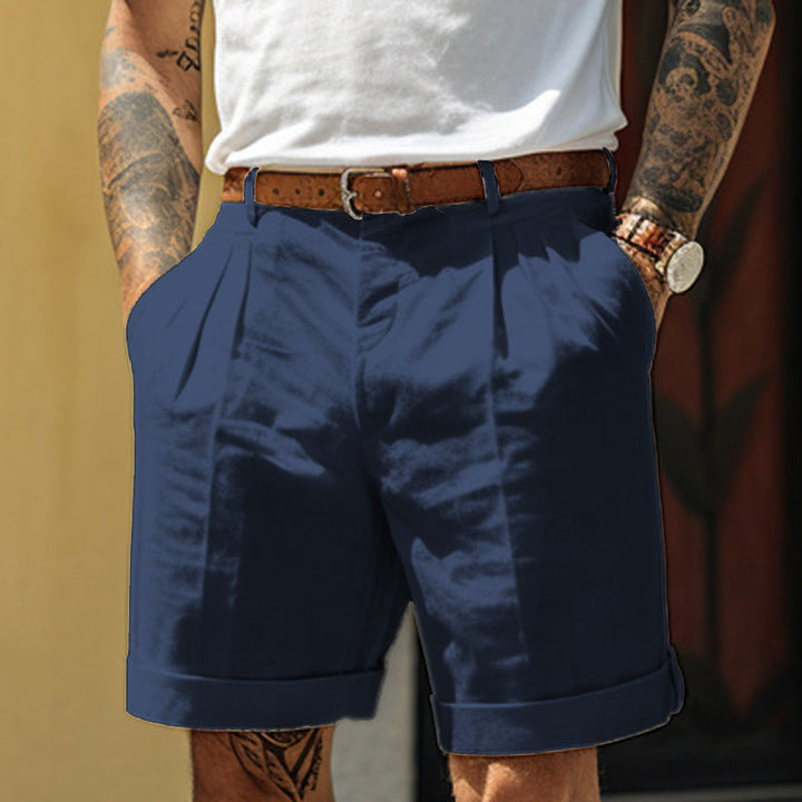 Zomerse heren casual shorts CJ26 met comfortabele pasvorm en functionele zijzakken.