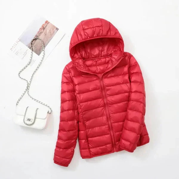 Dames waterdichte gewatteerde jas, warm, modieus en populair, perfect voor extreme winterkou.