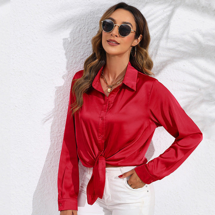 Ontspannen pasvorm casual damesblouse verkrijgbaar in diverse kleuren, voor dagelijks comfort en stijlvolle vrouwenmode.