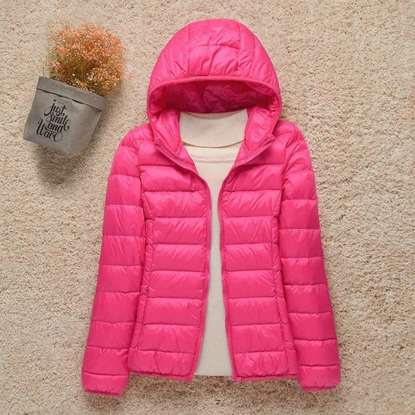 Warme gewatteerde winterjas voor vrouwen, waterdicht en comfortabel, duurzame winterkleding.