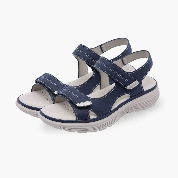 Dames sandalen die helpen bij hallux valgus, likdoorns en diabetesvoeten, bieden comfort en steun.