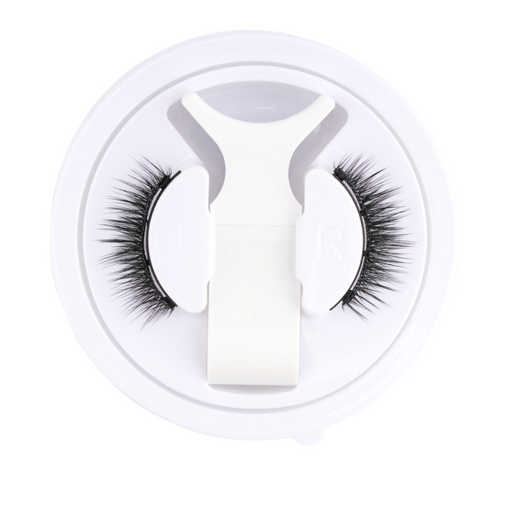De SANDSBERGORIGINALS herbruikbare magnetische wimperset met precisie wimperpincet voor perfecte applicatie en cosmetica.