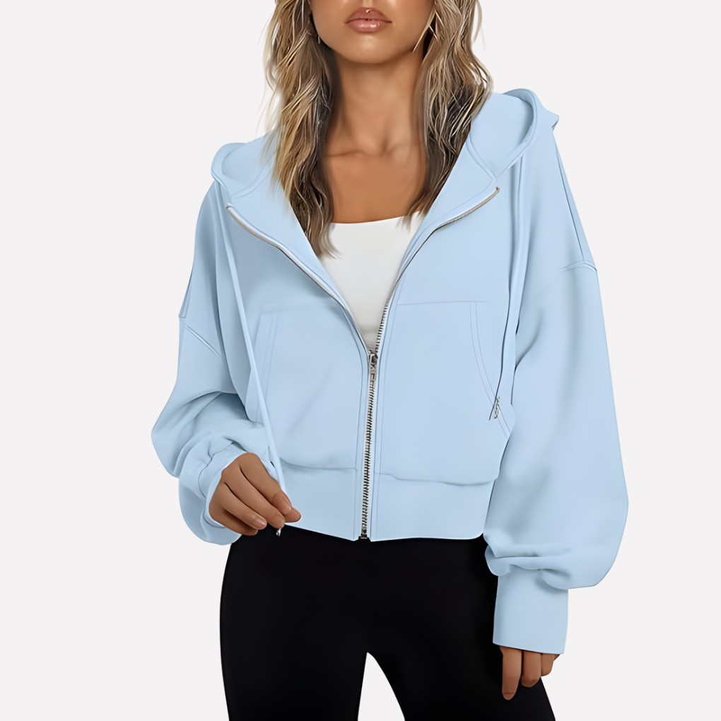 Dames sweatshirt met rondehals, grafische print en comfortabele pasvorm voor dagelijks gebruik.