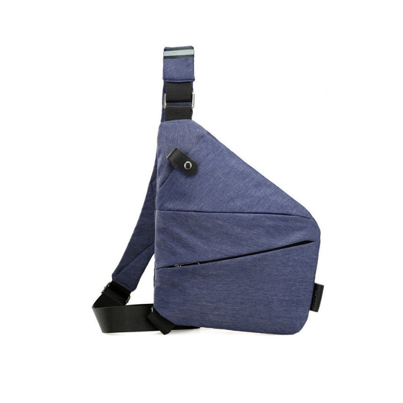 Ergonomische anti-diefstal crossbody tas, comfortabel te dragen voor de moderne man.