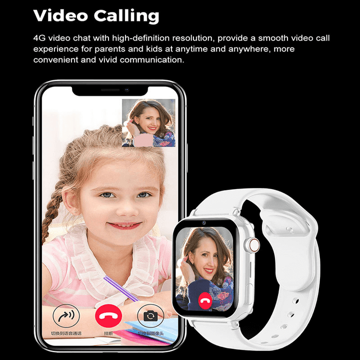 Veilig kinder GPS horloge met live tracking en noodknop voor gemoedsrust van ouders.