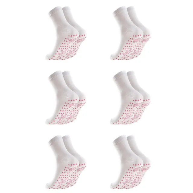 Zachte textuur van Aleta toermalijn dames sokken, zelfverwarmend voor comfortabele, warme voeten.