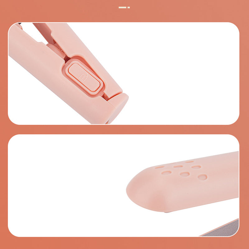 Dames Lina mini krultang en stijltang, compacte haarstyling met keramische platen.