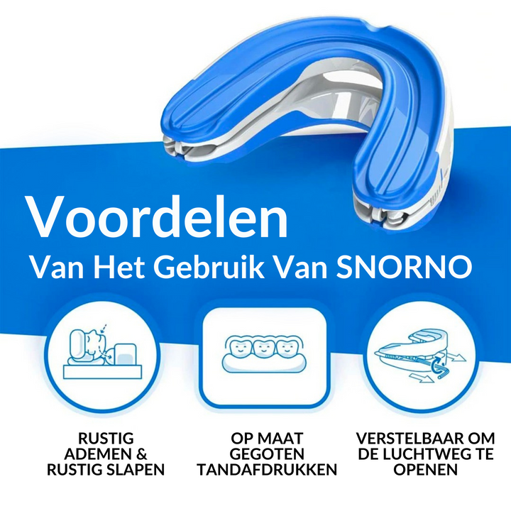 Essentieel item voor persoonlijke verzorging: deze anti-snurk beugel verbetert je nachtrust en gezondheid.