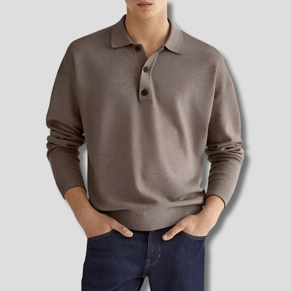 Veelzijdig herenpoloshirt, ideaal voor zowel casual als zakelijke gelegenheden. Een modieuze polo.