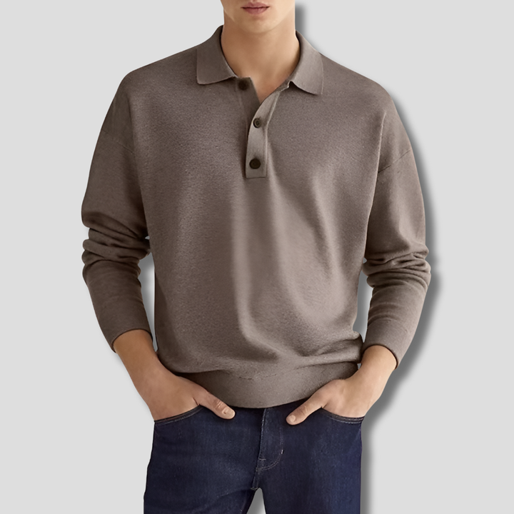 Veelzijdig herenpoloshirt, ideaal voor zowel casual als zakelijke gelegenheden. Een modieuze polo.