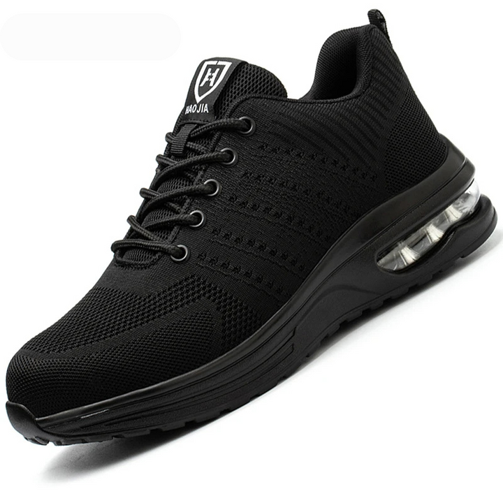 Antislip veiligheidsschoenen voor dames en heren, lichtgewicht en duurzaam, voor professionele werkomgevingen.