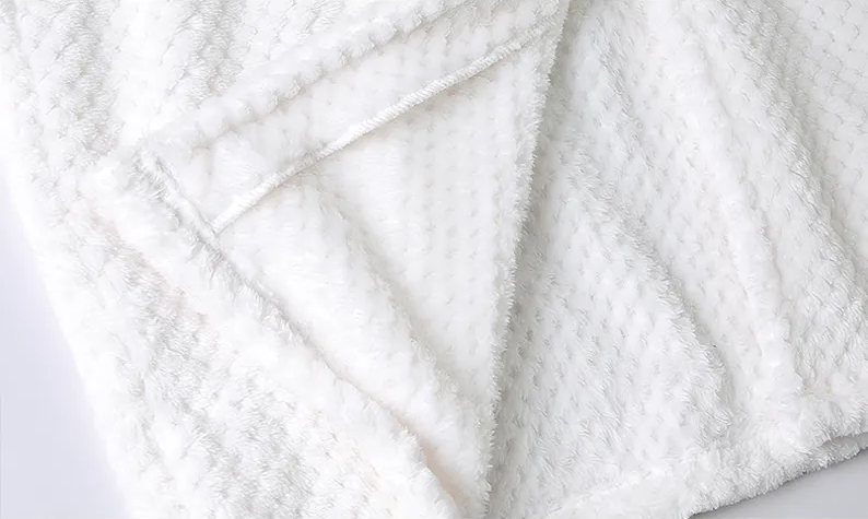 Cosy extra lange fleece ochtendjas, unisex en van hoge kwaliteit, voor een luxe thuisgevoel.