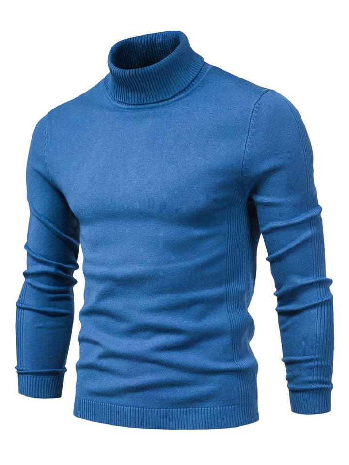 Elegante heren coltrui, perfect voor wintermode. Warme, comfortabele en casual trui.