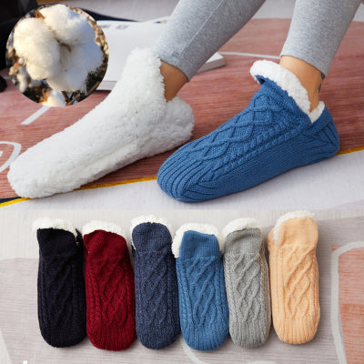 Zachte, dikke kasjmier huissokken. Unisex comfort sokken, perfect voor warme voeten tijdens de winter.