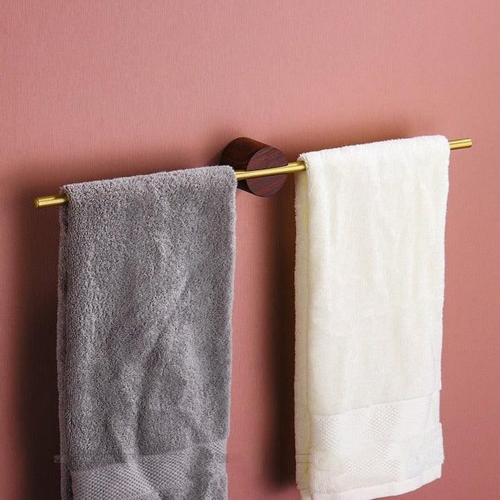 Design handdoekhouder, een modern accessoire dat functionaliteit toevoegt aan uw badkamer.
