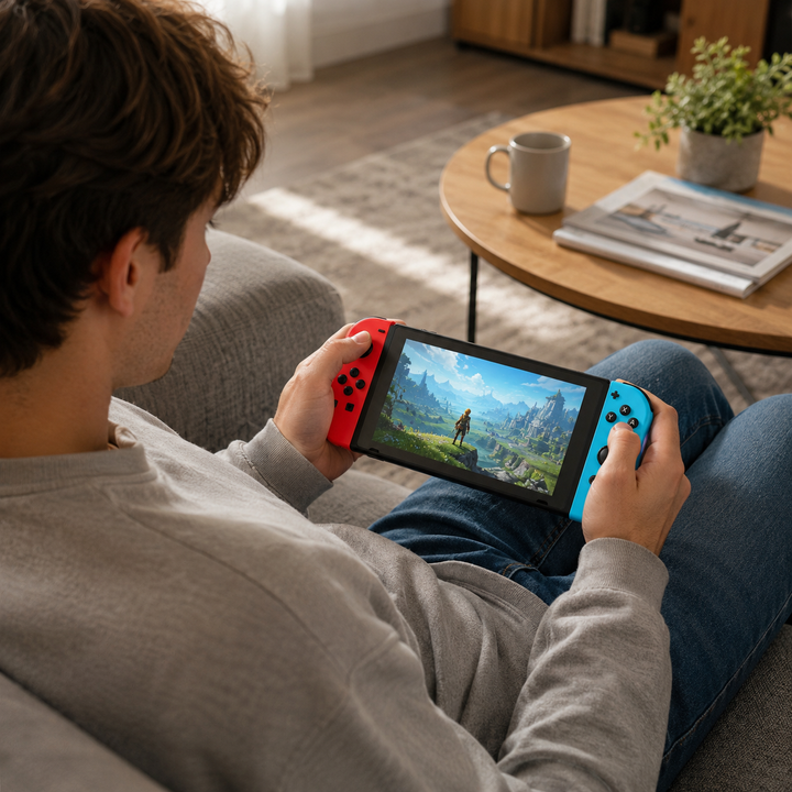 Uniek gekleurde draadloze Switch controller; verbeter je game-ervaring met precisie.