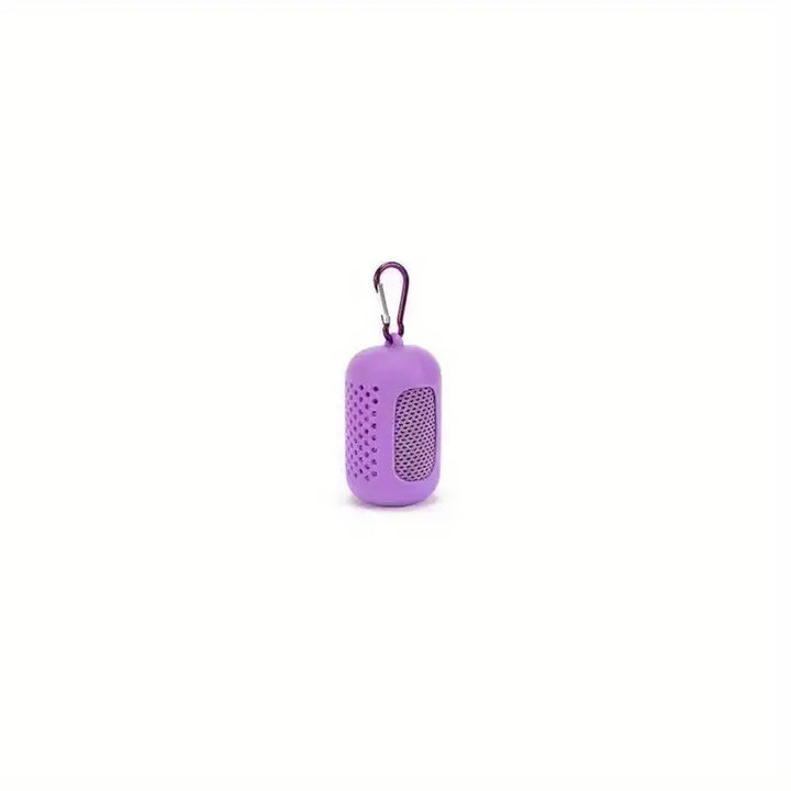 Compacte en lichtgewicht koelhanddoek voor directe verkoeling tijdens het reizen of sporten.