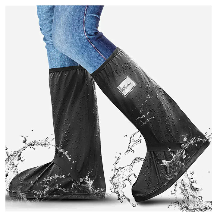 Draagbare DryTrek schoenovertrekken voor heren en dames. Waterdicht en modderbestendig, perfect voor wandelen en outdoor avonturen.