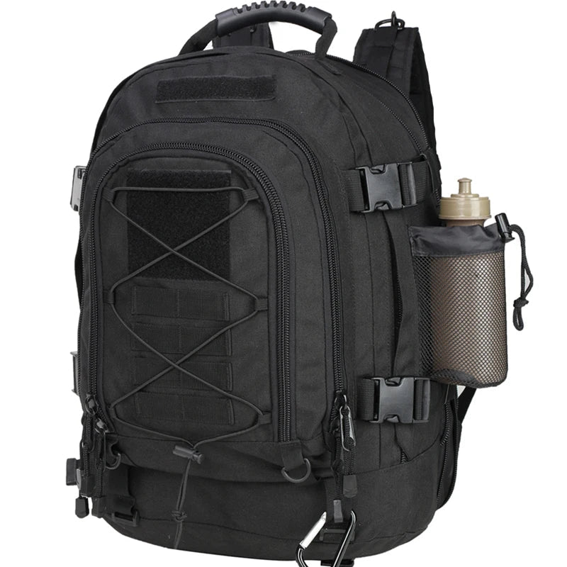 Unisex 65L trekking rugzak, waterbestendig en duurzaam voor elk avontuur.