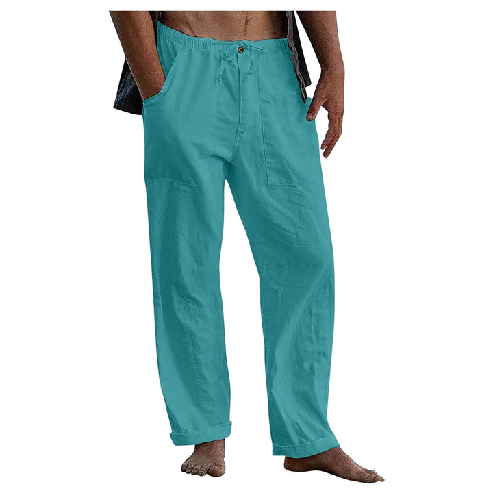Comfortabele wijde herenbroek, perfect voor dagelijkse kleding, met een eigentijdse casual stijl.