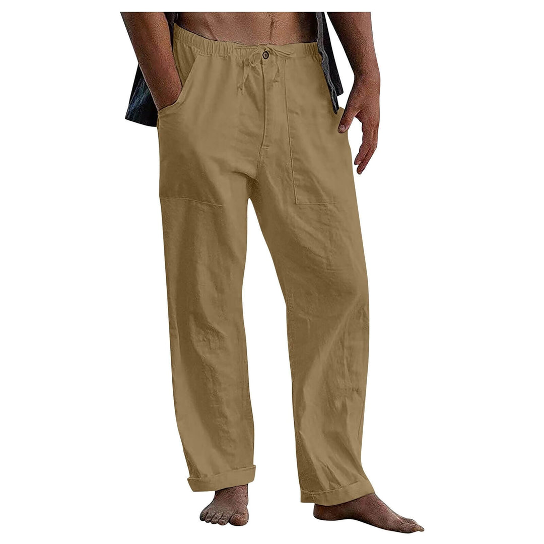 Wijde heren broek, verstelbaar voor comfort, combineert moderne stijl met dagelijkse bruikbaarheid.