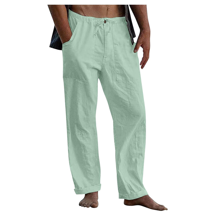 Stijlvolle herenkleding: wijde casual broek met relaxte pasvorm voor een moderne uitstraling.