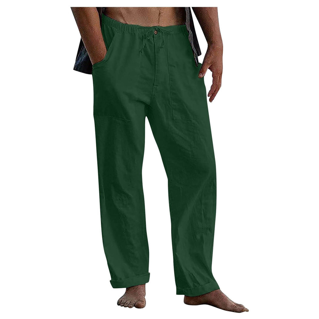 Moderne herenbroek met wijde pijpen, perfect voor een veelzijdige en casual look.