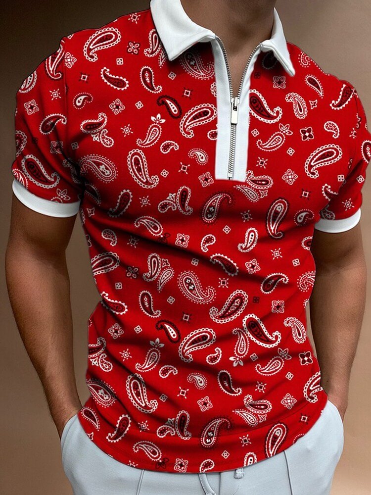 Heren polo shirt met verfijnde knoopsluiting en elegante kraag, perfect voor stijlvolle en casual bovenkleding.