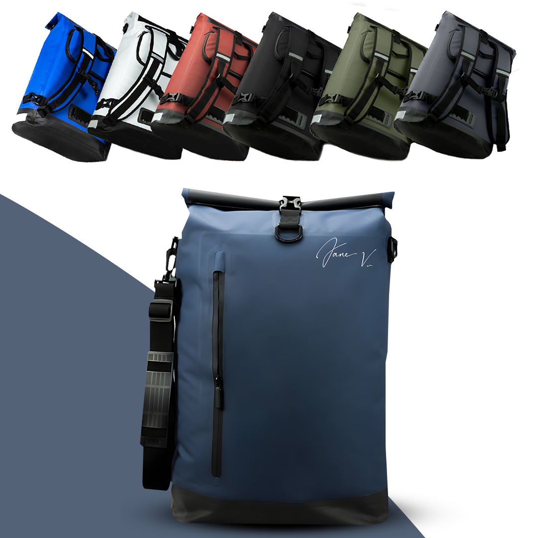 MultiBag™ 3-in-1: fietstas, rugzak, handtas. Waterdicht, duurzaam en ideaal voor outdoor en e-bike.
