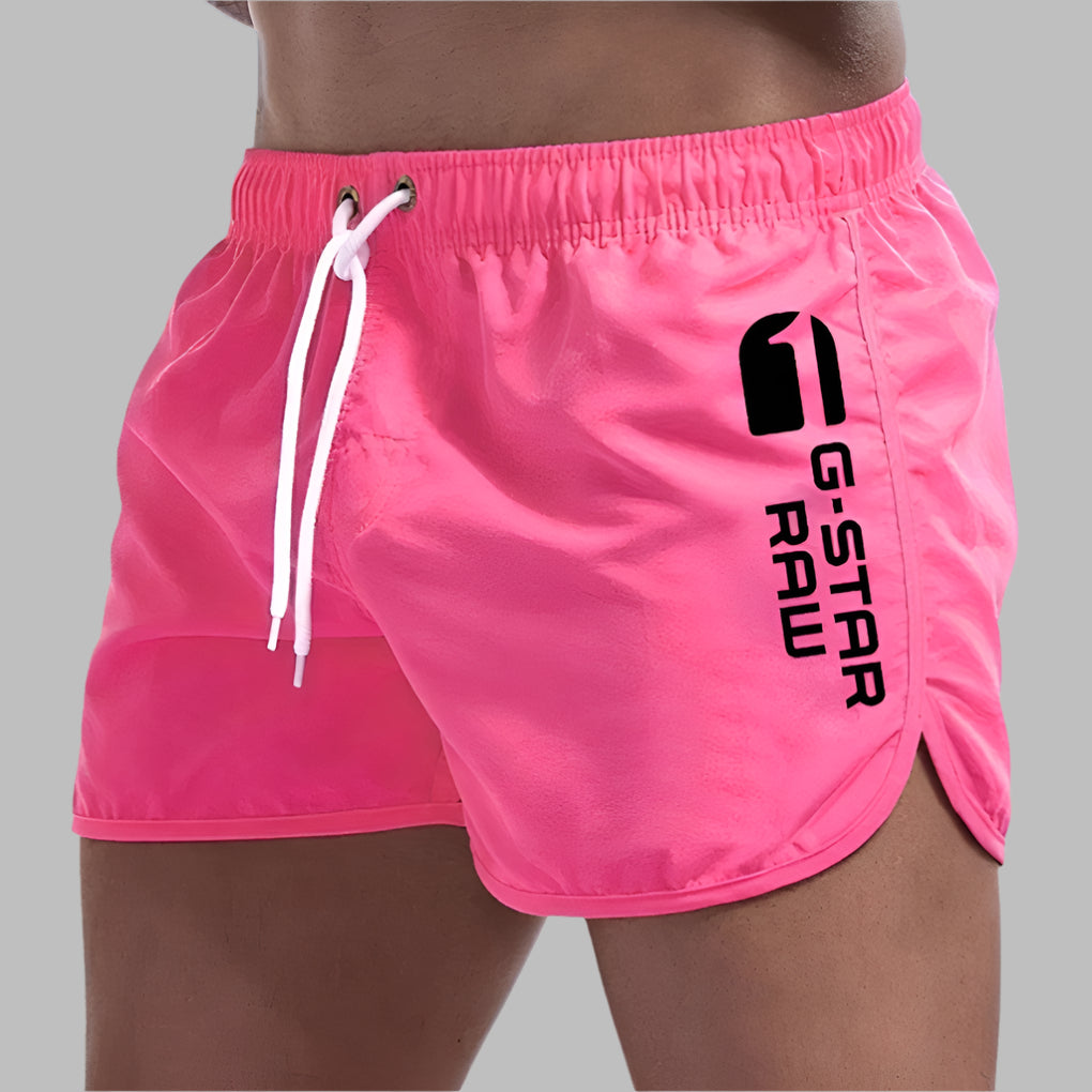 Sportieve heren zwembroek, sneldrogend en comfortabel. Ideaal voor actieve dagen op strand en in het zwembad.