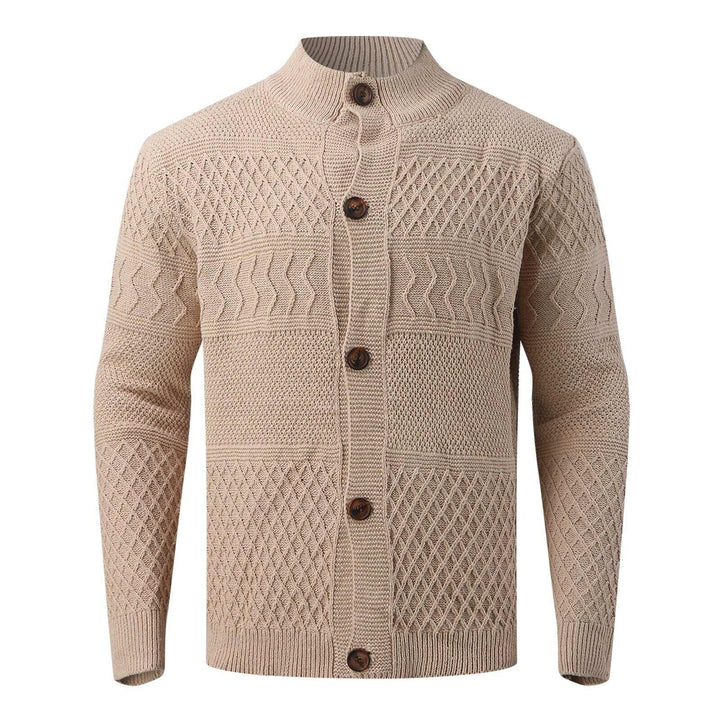 Stijlvol heren wintervest met knoopsluiting; warm, comfortabel en modieus voor mannen.