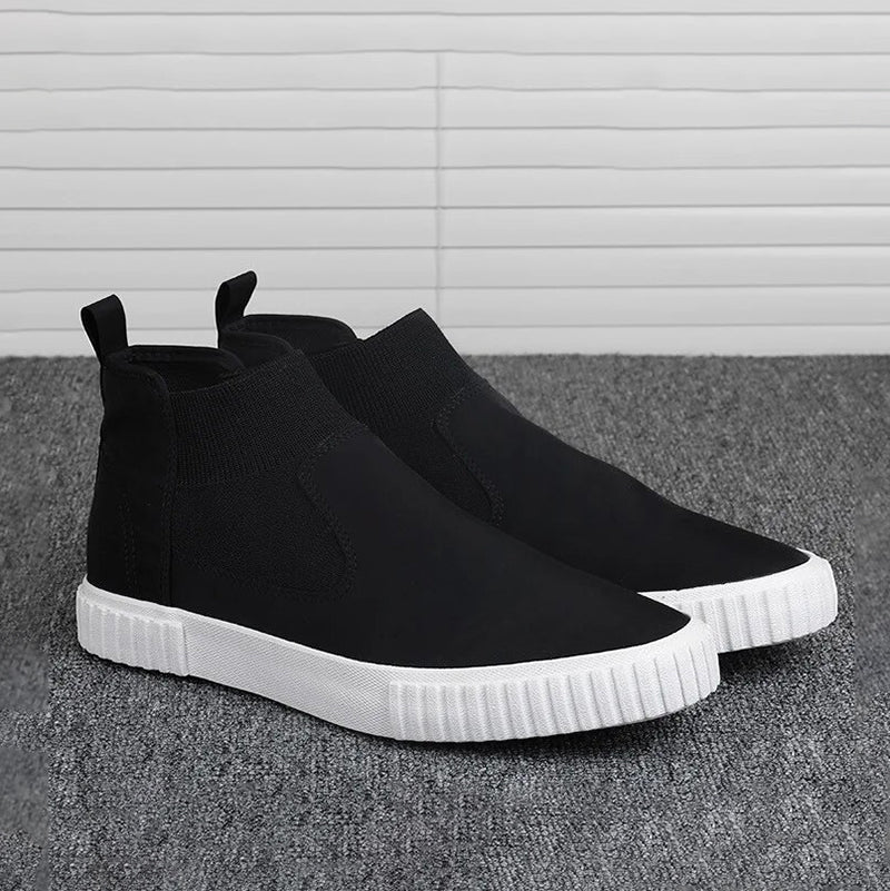 Lennard high-top heren sneakers; canvas materiaal, robuust en stijlvol voor elke gelegenheid.