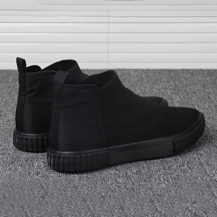 Stijlvolle high-top schoenen met Lennard canvas design; heren mode met een sportieve touch.