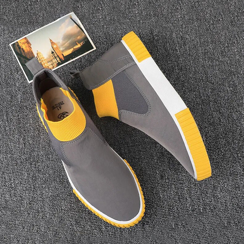 Lennard heren high-top sneakers; canvas design, ideaal voor streetwear en een stedelijke stijl.