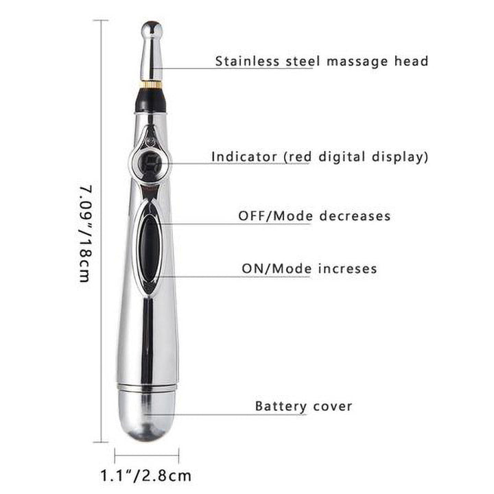 De naaldloze elektrische acupunctuur pen voor veilige en effectieve pijnverlichting en gezondheidsbevordering.