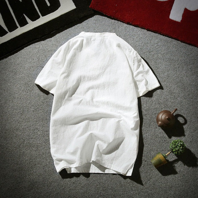 Comfortabel heren zomer T-shirt, ontworpen voor warm weer. Casual, ademend en veelzijdig.