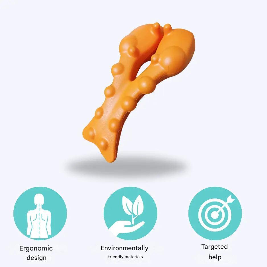 Pijnverlichting bij nek- en schouderpijn met deze acupressuurtool. Gerichte triggerpoint therapie voor welzijn.