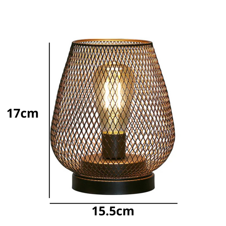 Oplaadbare LED tafellamp, perfect als sfeervolle verlichting voor binnen of als buitenlamp.