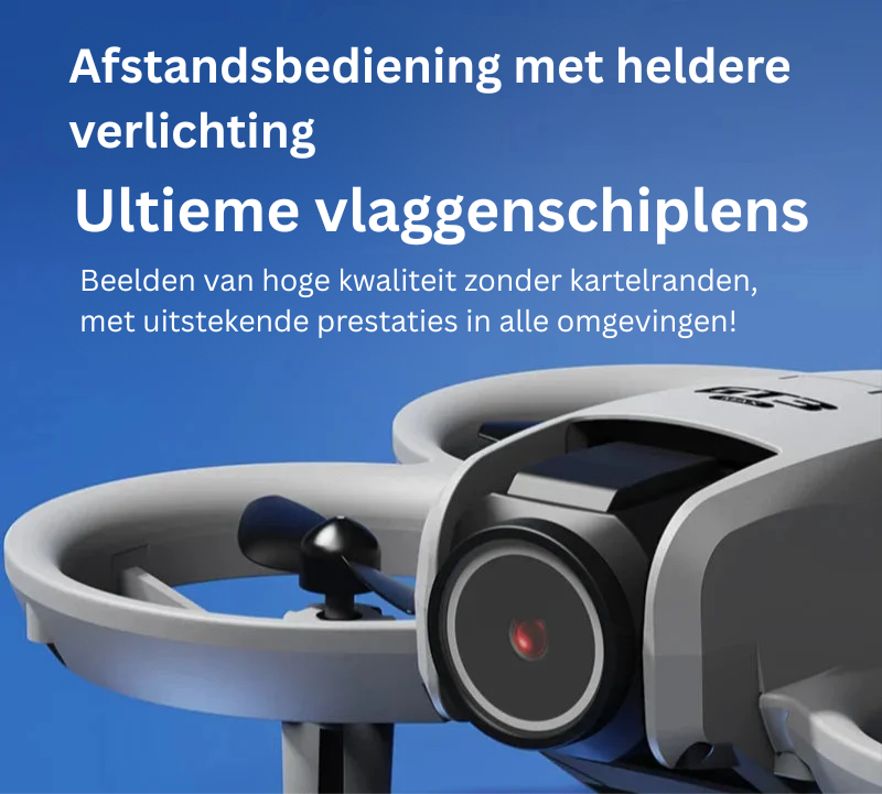Gedetailleerde 8K UHD videodrone voor haarscherpe luchtfotografie en professionele videobeelden.