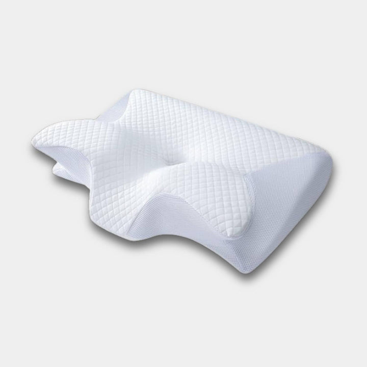 Zacht traagschuim nekkussen voor ontspannen slapen. Bevordert welzijn en verlicht nek- en schouderklachten.