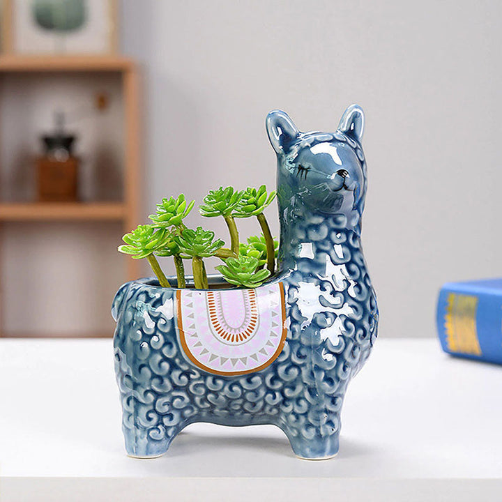 Alpaca bloempot, een decoratieve en functionele plantenbak voor thuis.