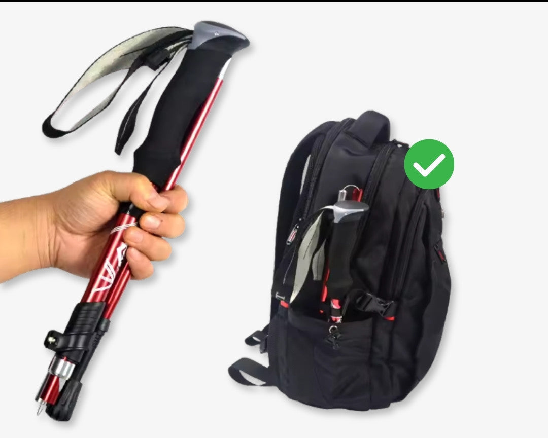 Duurzame lichtgewicht trekkingstokken, perfect voor lange wandelingen en bergtochten. Essentiële buitensport uitrusting.