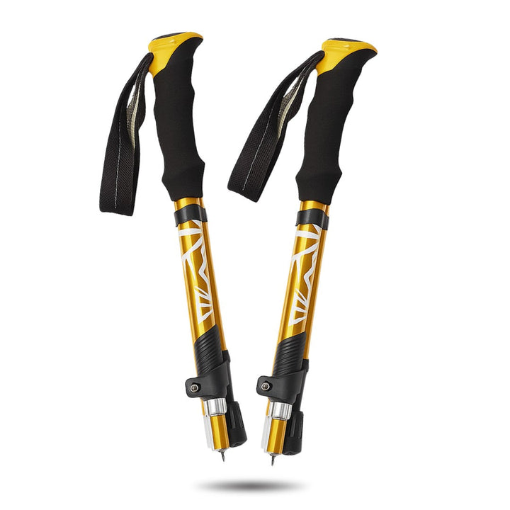 Compact opvouwbare nordic walking stokken, ideaal voor lichtgewicht trekking en buitensport. Eenvoudig mee te nemen.
