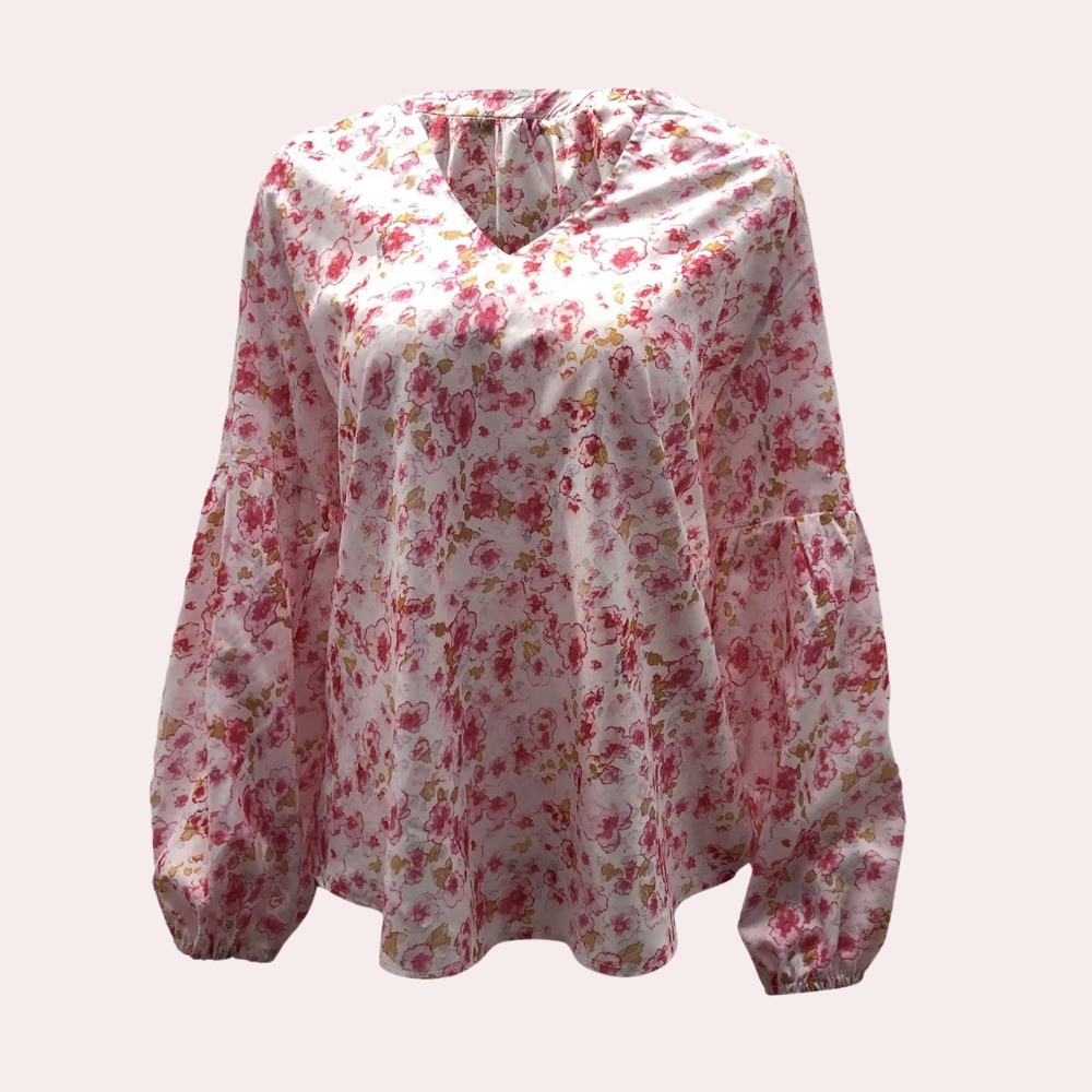 Zachte damesblouse met lange mouwen, comfortabel en modieus voor elke vrouw en elk seizoen.
