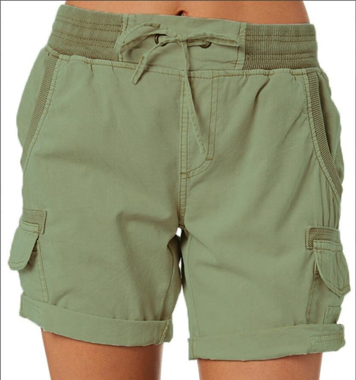 Luchtige dames cargo shorts met losse pasvorm, ultiem comfort voor warme zomerdagen en ontspanning.