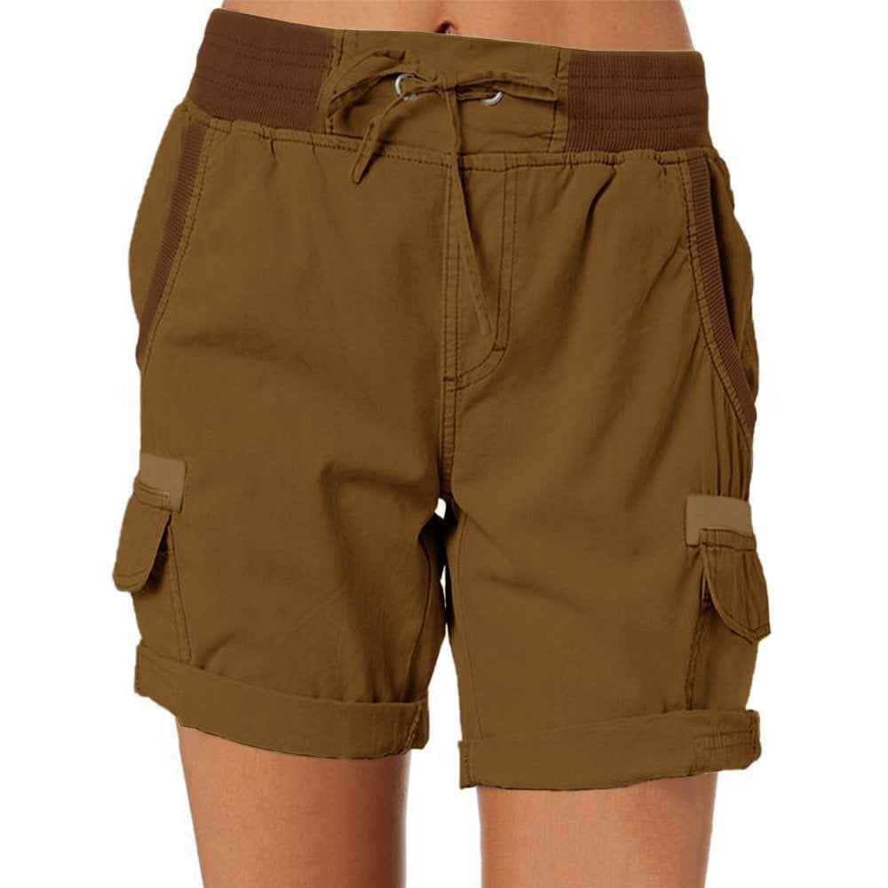 Dames comfort shorts detail: elastische tailleband voor perfecte pasvorm en optimale bewegingsvrijheid.