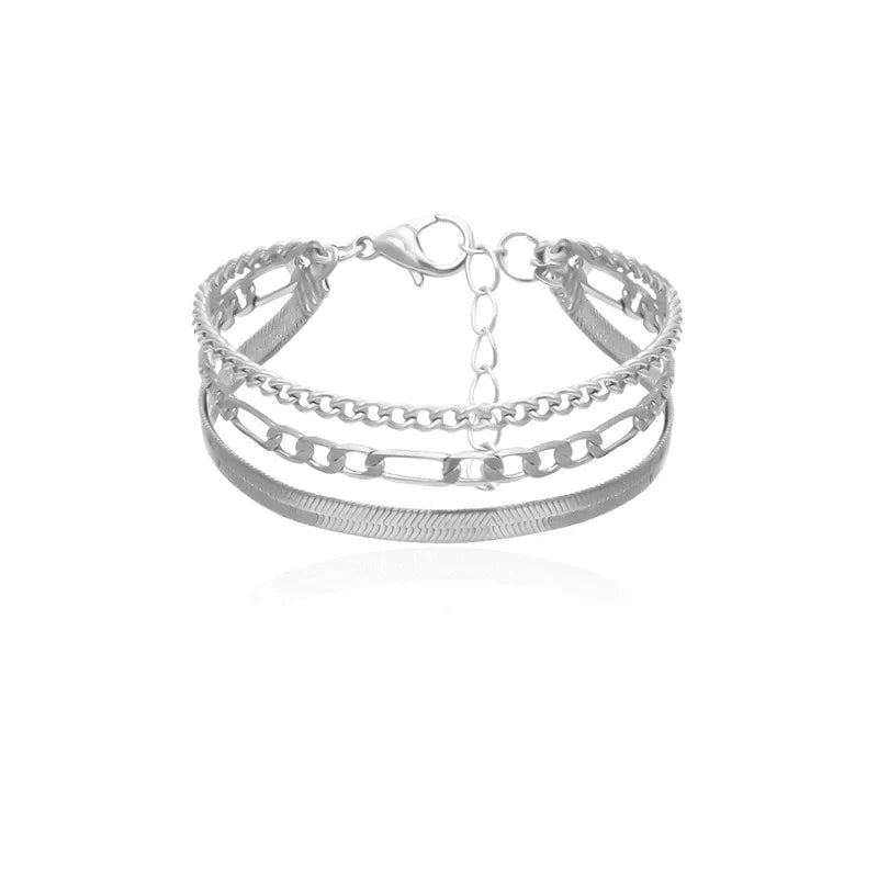 Cadeau-idee: 3-delige damesarmband set, elegant en subtiel. Perfect sieraad voor haar, stijlvol en modieus.